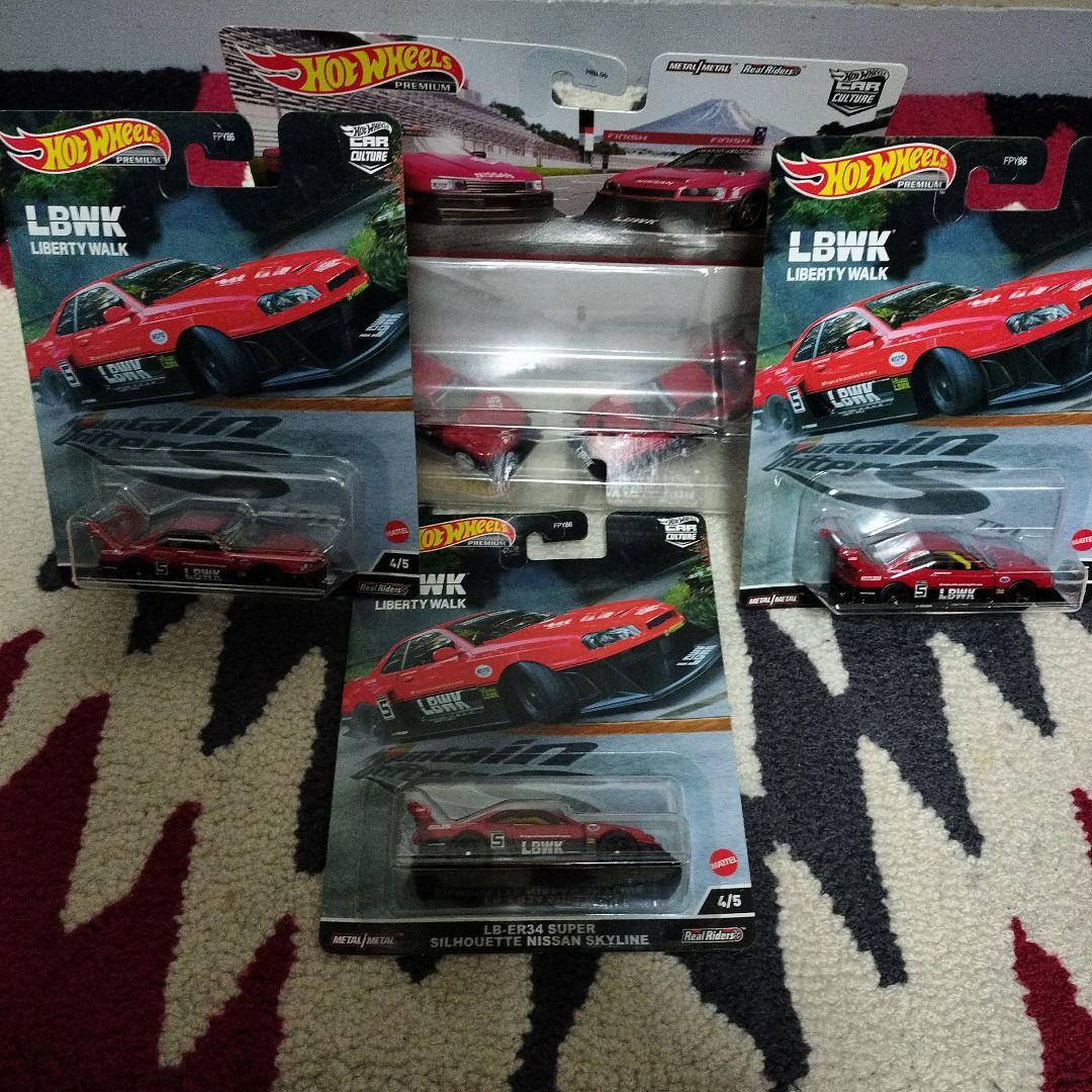 ミニカー SKYLINE SILHOUETTE LB-ER34