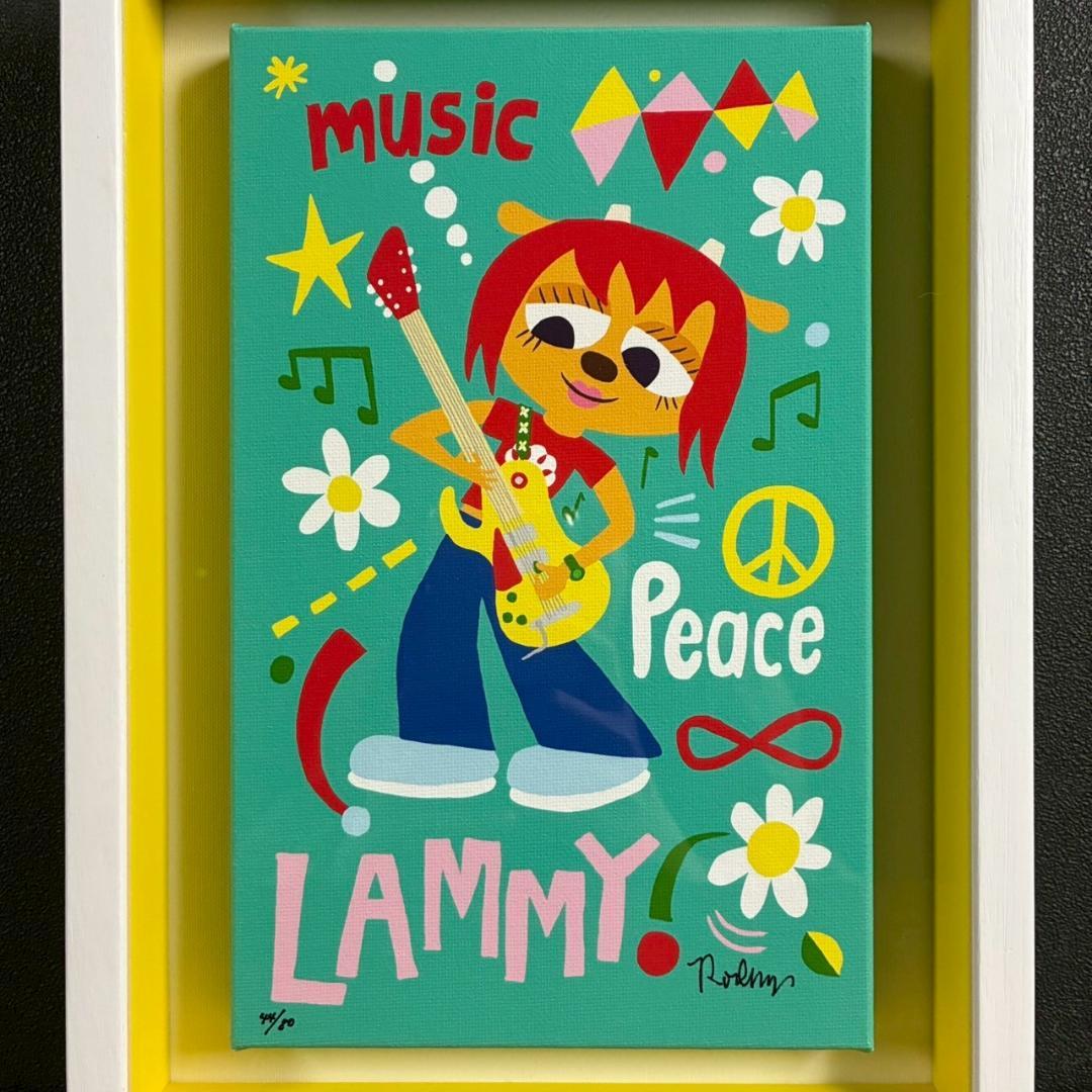 【最終値下げ】美品 ロドニー・A・グリーンブラット「Lammy〜」版画 保証書有