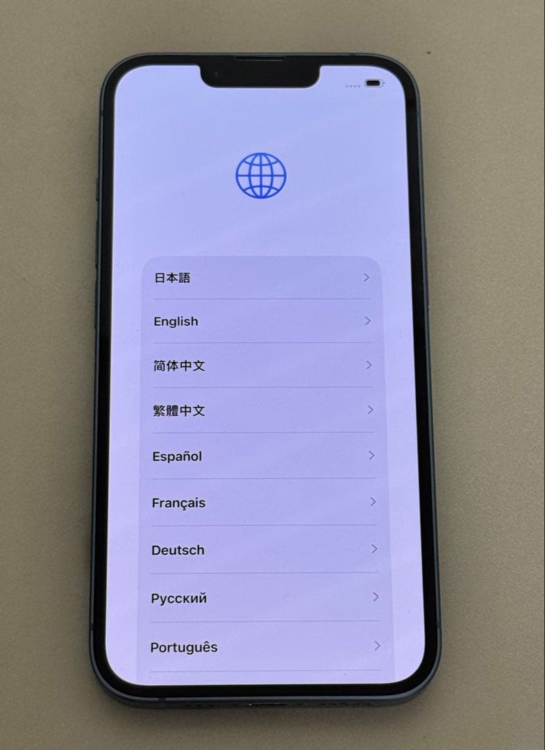 iPhone14 simフリー 128gb ブルー 86%