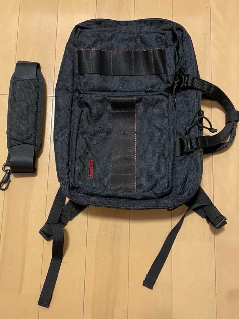 美品　ブリーフィング　ネオトリニティーライナー　ディープシー　ネイビー　3way