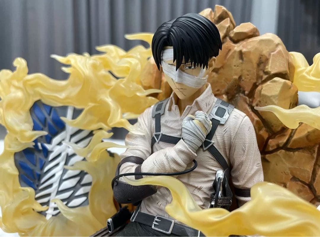 進撃の巨人 リヴァイ・アッカーマン ガレージキット ガレキ スタチュー②