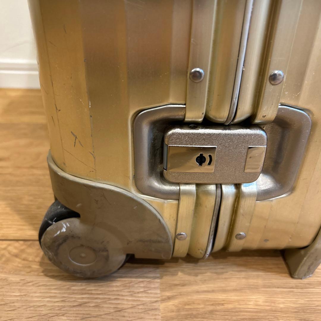 【RIMOWA】 リモア　トパーズ　チタニウム　ゴールドスーツケース　63L