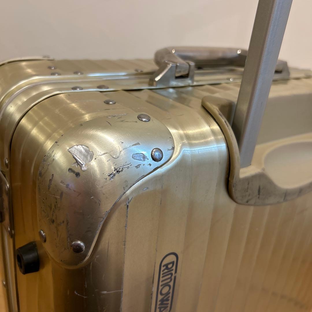 【RIMOWA】 リモア　トパーズ　チタニウム　ゴールドスーツケース　63L