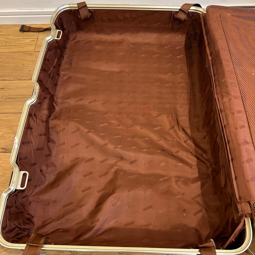 【RIMOWA】 リモア　トパーズ　チタニウム　ゴールドスーツケース　63L