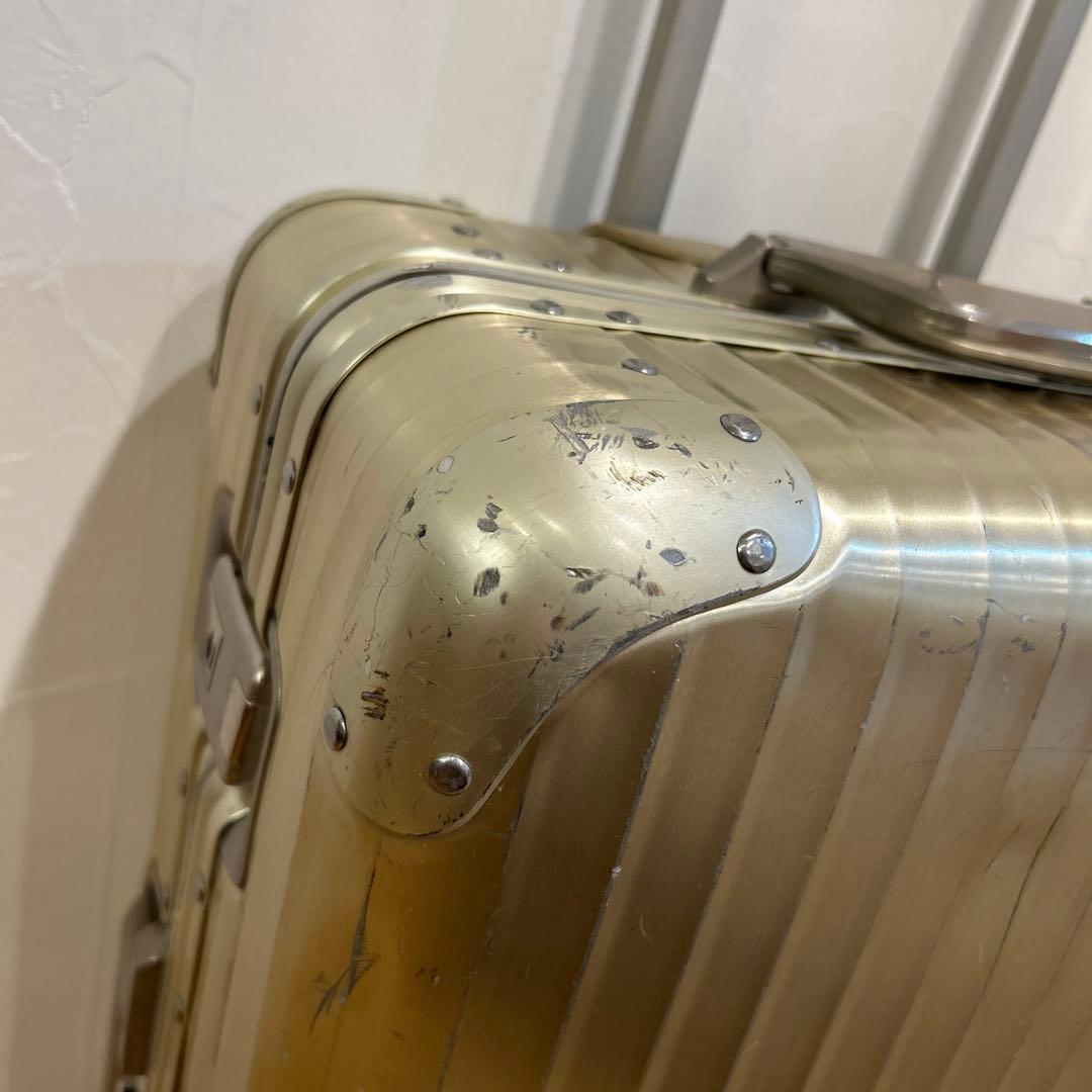 【RIMOWA】 リモア　トパーズ　チタニウム　ゴールドスーツケース　63L