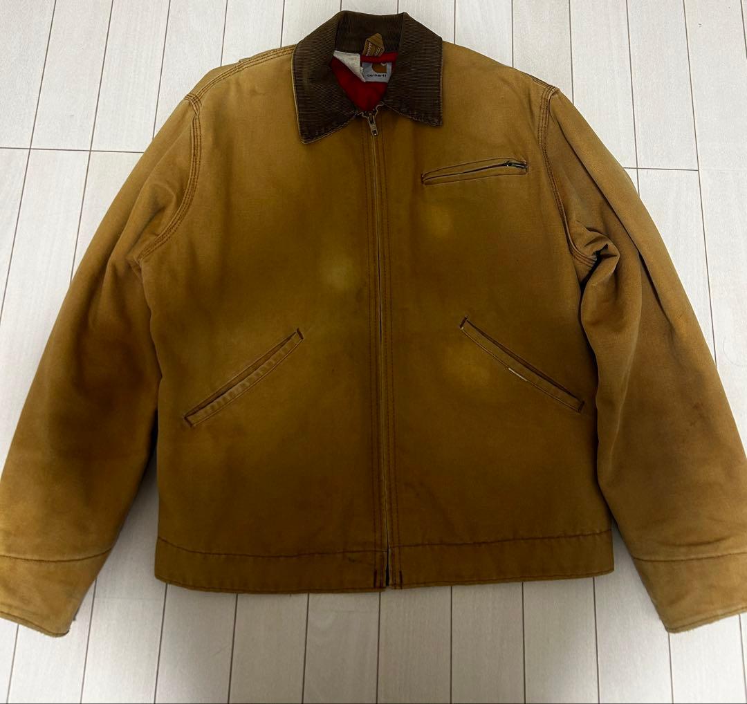 ナ*ト様 carhartt デトロイトジャケット星タグUSA 38最終値下げ