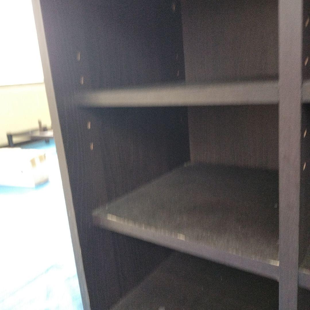 こげ茶靴箱・下駄箱・シューズラック（最下段等の削れ要確認）