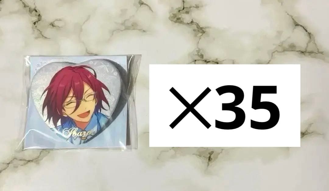 あんスタ 七種茨 誓約ハート缶バッジ 中国グッズ①