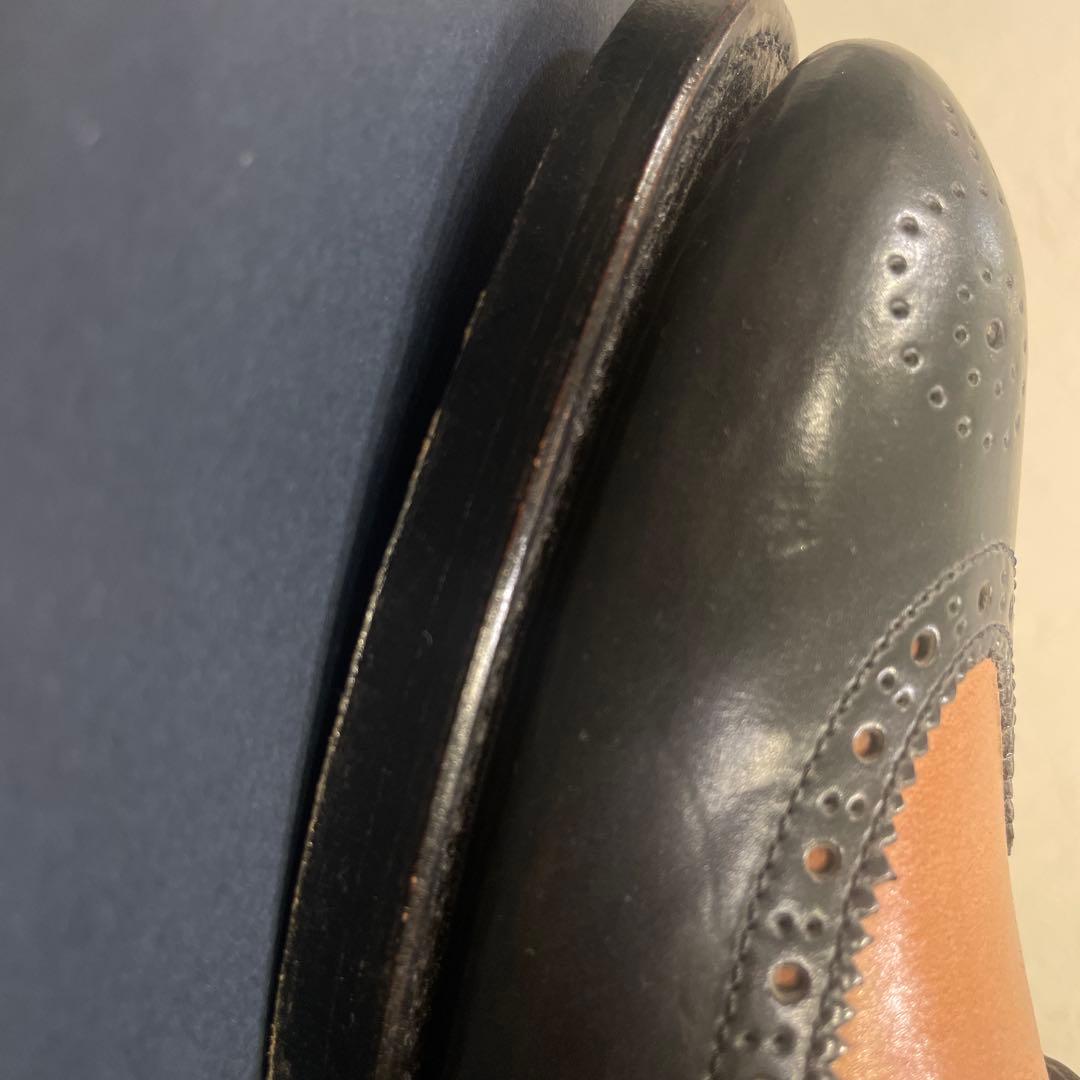 HIROSHI TSUBOUCHI ツートンウイングチップシューズ