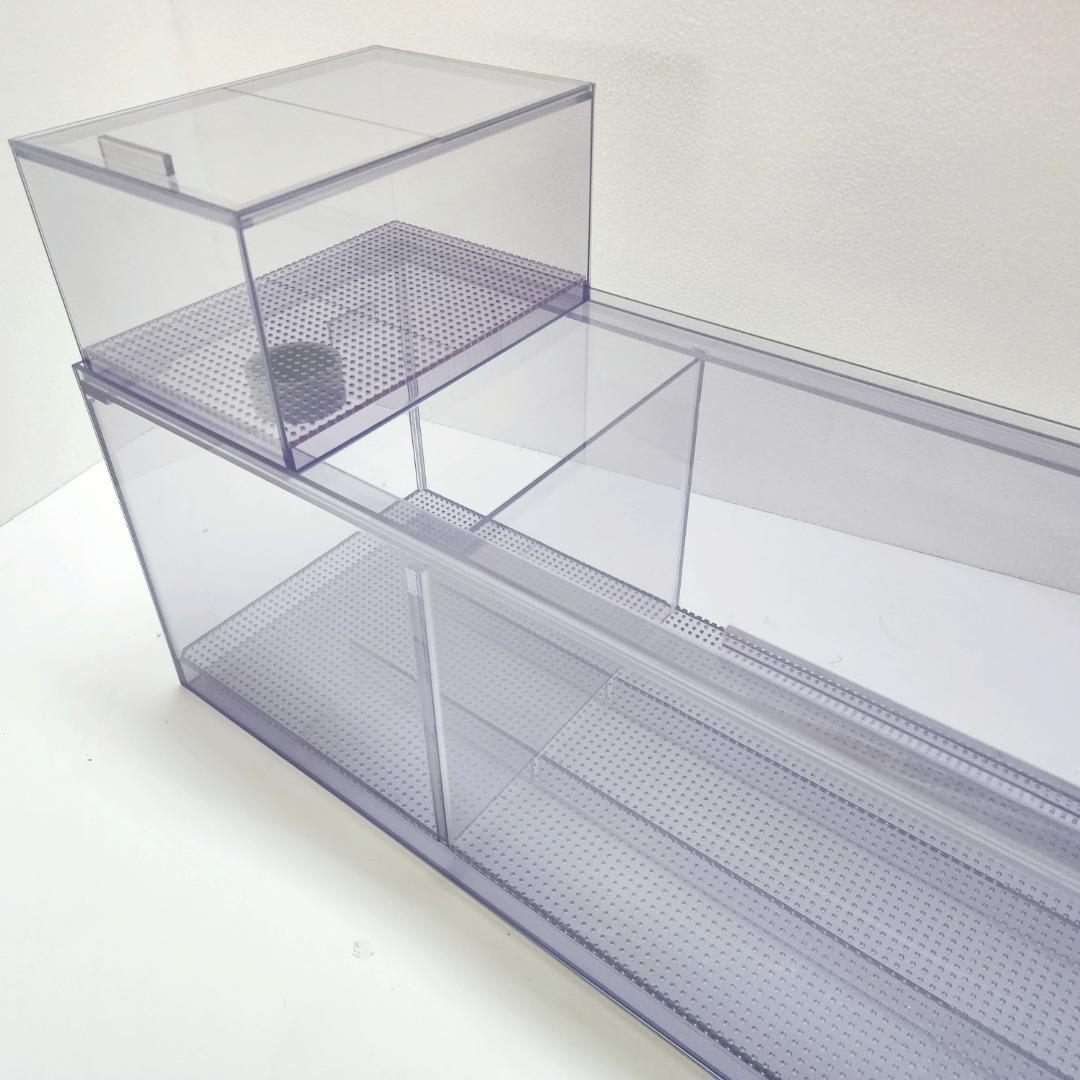 □大型3層式濾過槽□1200×300×300h□オーバーフロー水槽用□