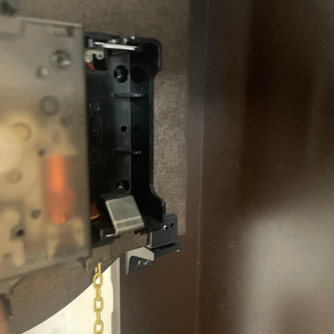 【完動品】　ボンボン時計　電池式　からくり時計　動作確認済み　4mj807