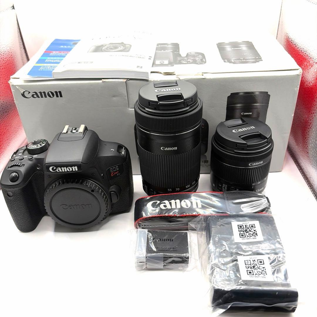 未使用品級　Canon EOS Kiss X9i ダブルズームキット　箱あり