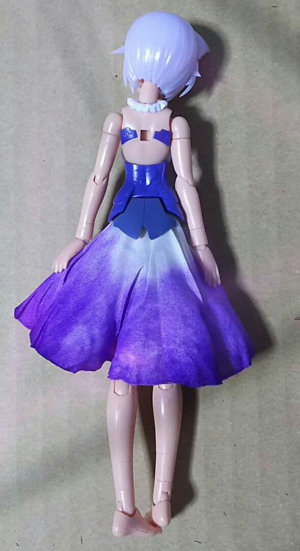 1/12 スカートムラ染め ヴァイオレットL