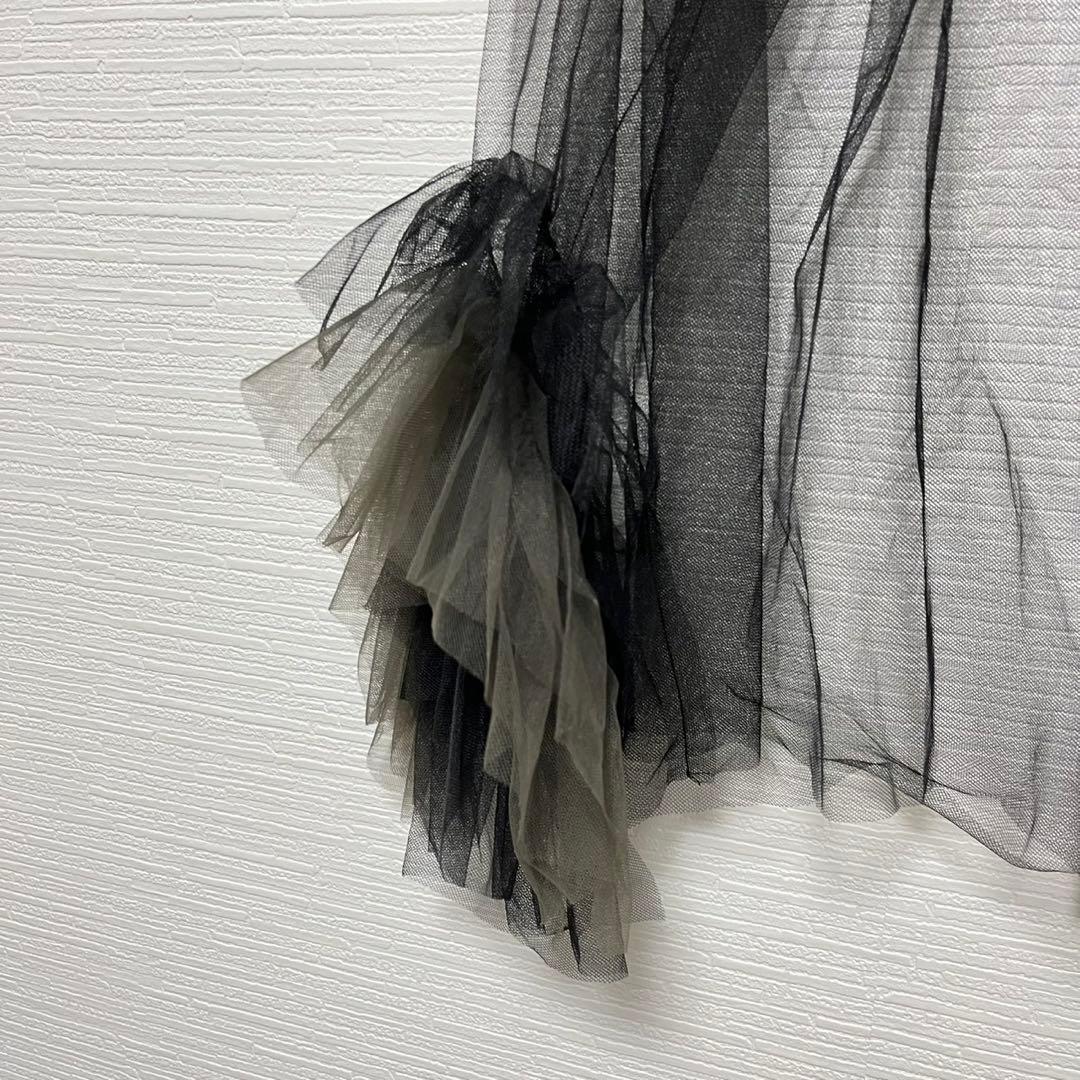 アンドレスド　ブルーミングチュールドレス　S ブラック