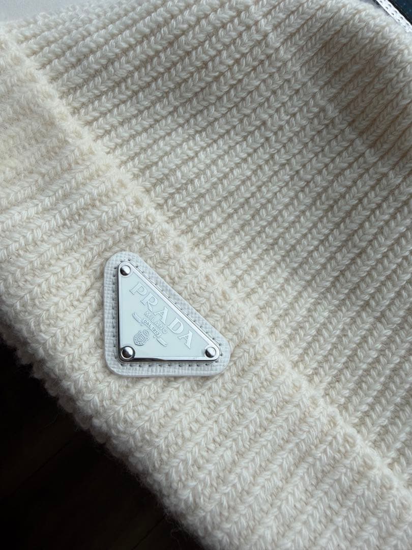 PRADA ニット帽　ウール&カシミア ビーニー