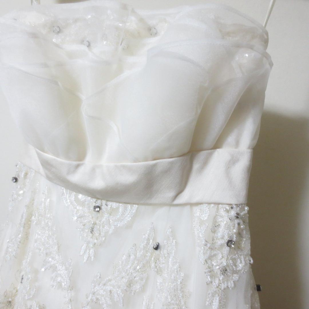 ジルスチュアート　ウエディングドレス　オフホワイト　7号　結婚式　新婦 BC03