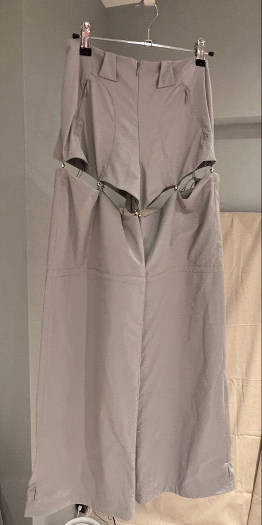 THEREDTHREAD G tech magnet legpants グレー