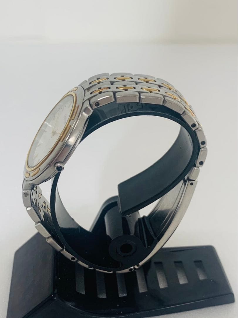 【美品】セイコー QZ 8N81-6000 クレドール SS×18KT