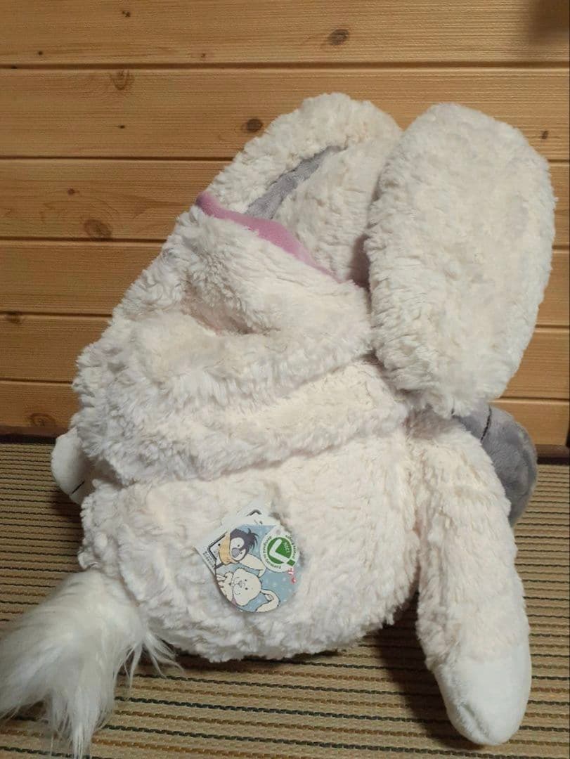 大きなユキウサギ　ぬいぐるみ　ニキ　nici