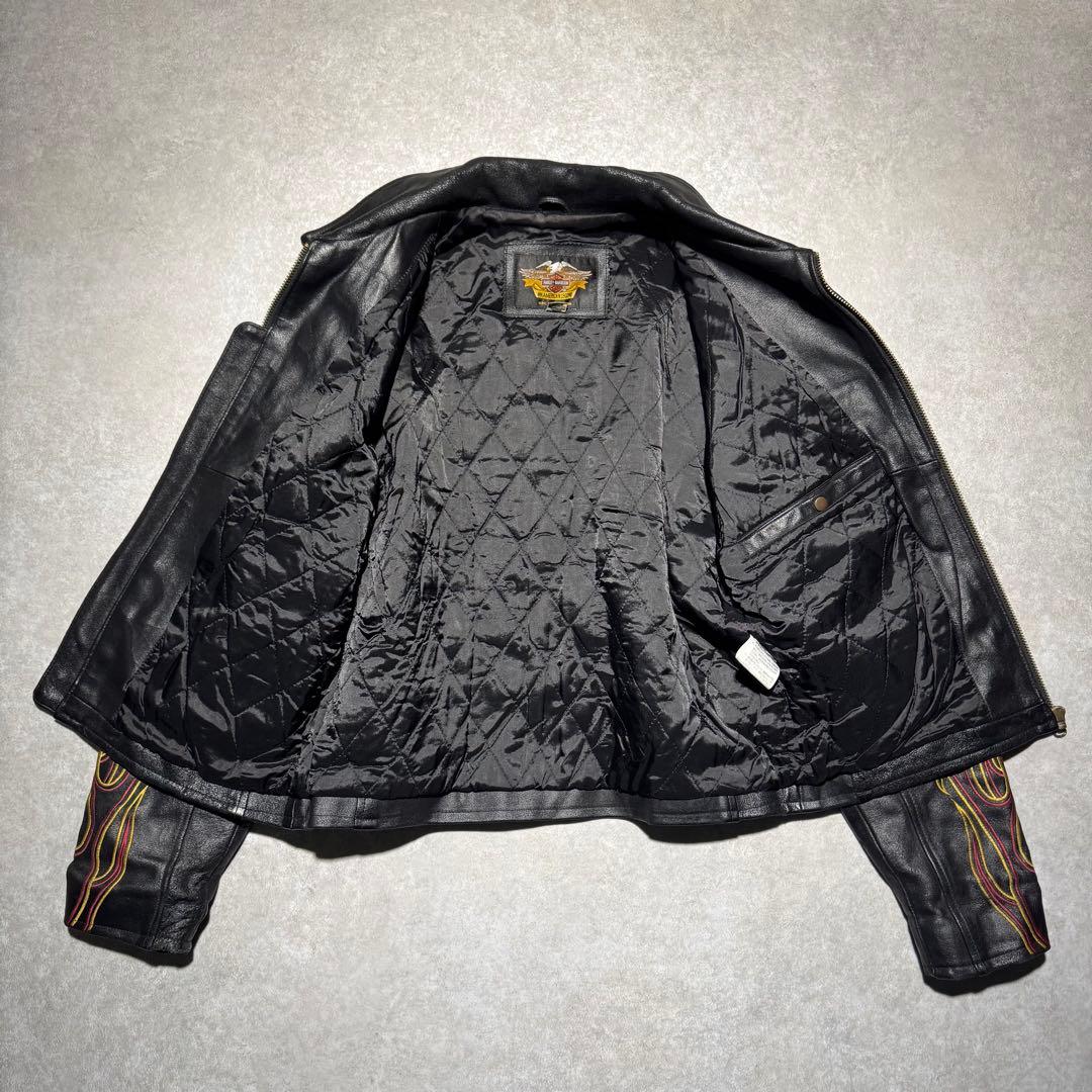 ジャケット・アウター HARLEY DAVIDSON vintage leather jacket