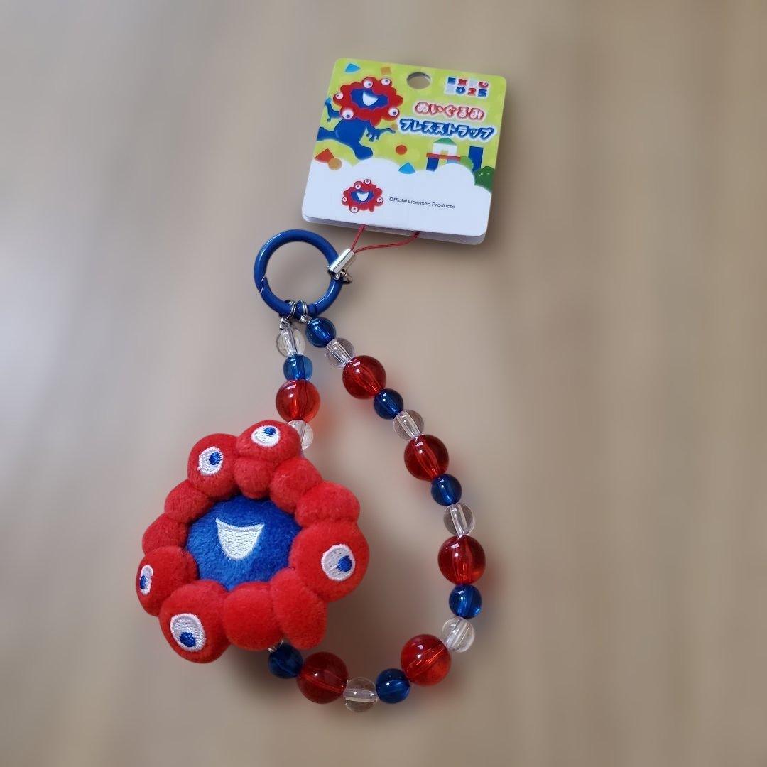 大阪関西万博限定品　ミャクミャクぬいぐるみブレスストラップ
