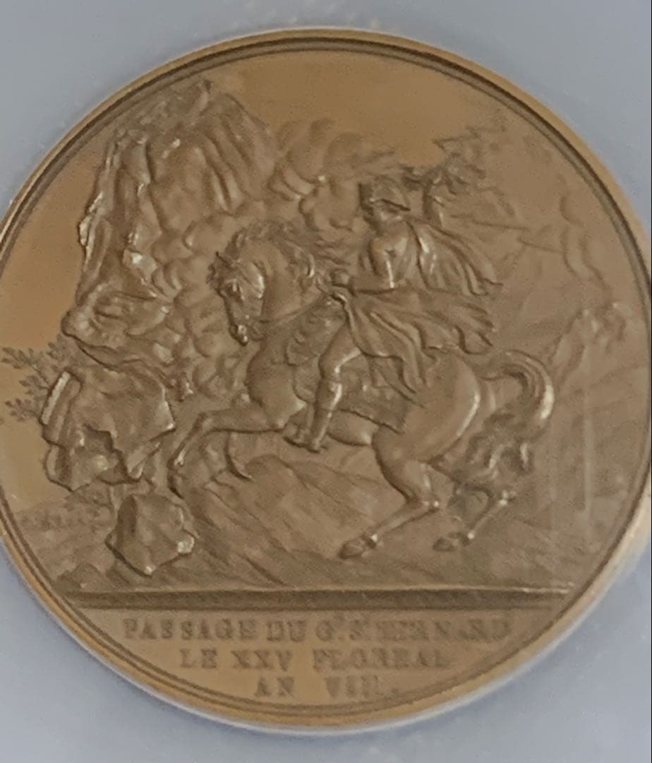 TOP POP❓ナポレオン　大型ブロンズメダル バトル・オブ・マレンゴ