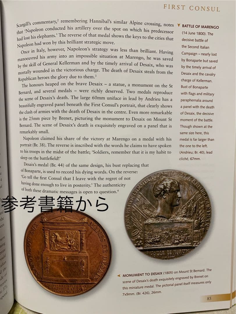 TOP POP❓ナポレオン　大型ブロンズメダル バトル・オブ・マレンゴ