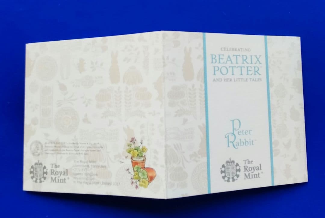 ピーターラビット　50ペンス銀貨（2018年）イギリス
