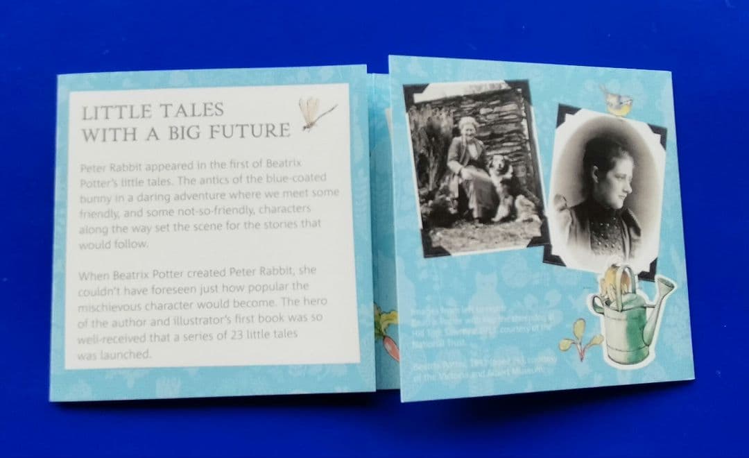 ピーターラビット　50ペンス銀貨（2018年）イギリス