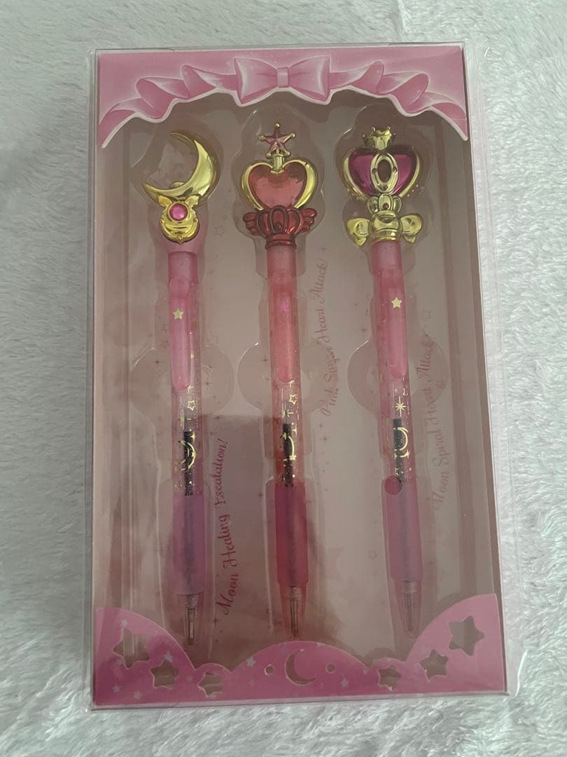 ボールペンセット　セーラームーン　ミニクリアファイル