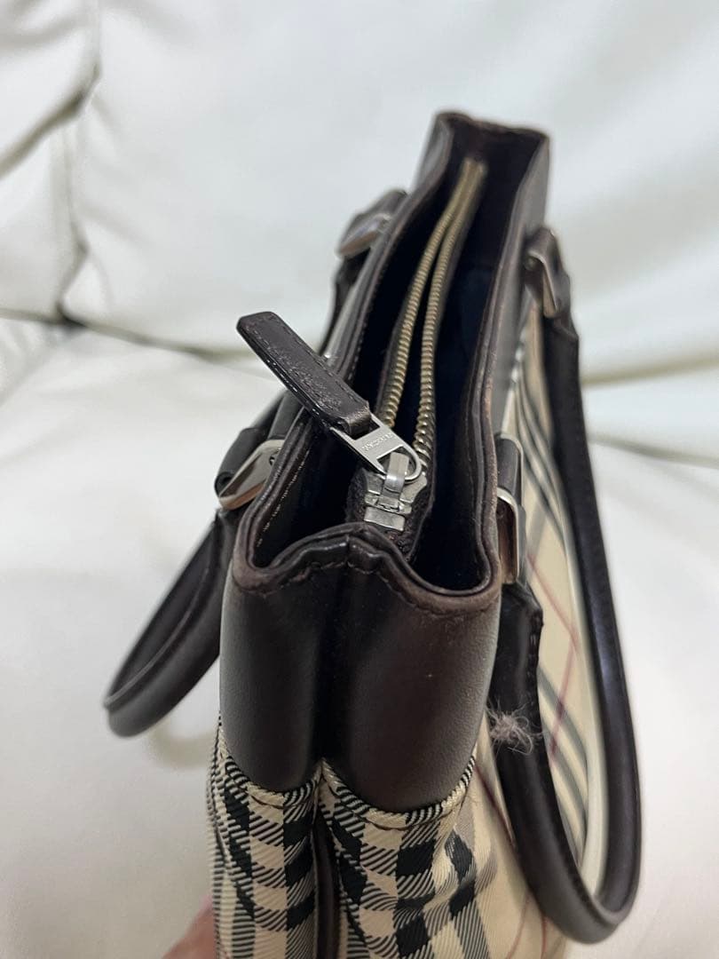 Burberry チェック柄 ミニトートバッグ