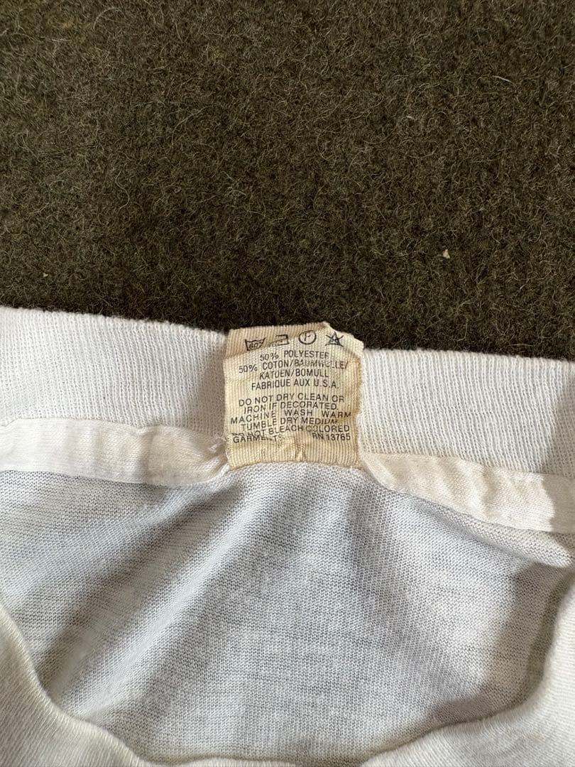 VINTAGE 80S LIVE AID Tシャツ ホワイト