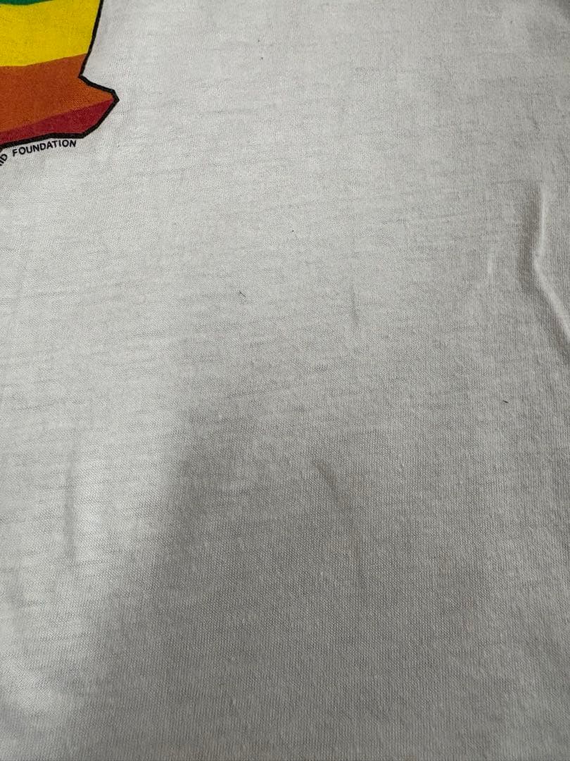 VINTAGE 80S LIVE AID Tシャツ ホワイト