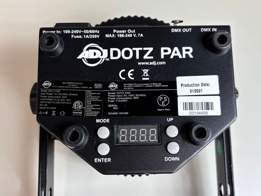 ADJ DotzPar LEDパーライト 舞台 照明 2個セット 2021年製