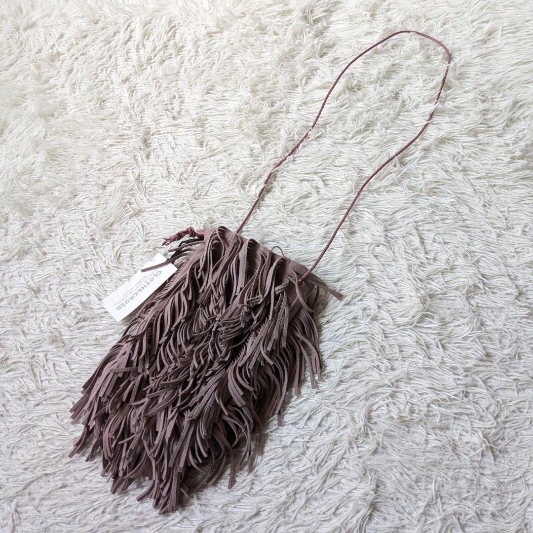 Cloth&Cross×MARY AL TERNA フリンジショルダーポーチ