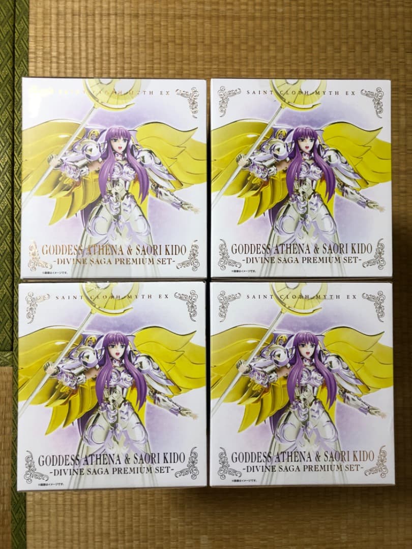 聖闘士聖衣神話EX 女神アテナ＆城戸沙織 ディバインサーガプレミアムセット 4個