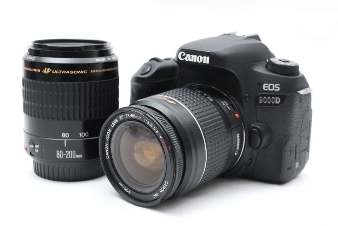 Wi-Fi/動画/保証/Canon EOS 9000D標準&望遠レンズセット