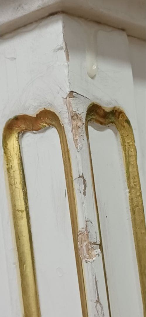 超希少♦️最高級 ロココフレンチ♦️ホワイト♦️傾斜トップ♦️アンティーク収納♦️修復あり