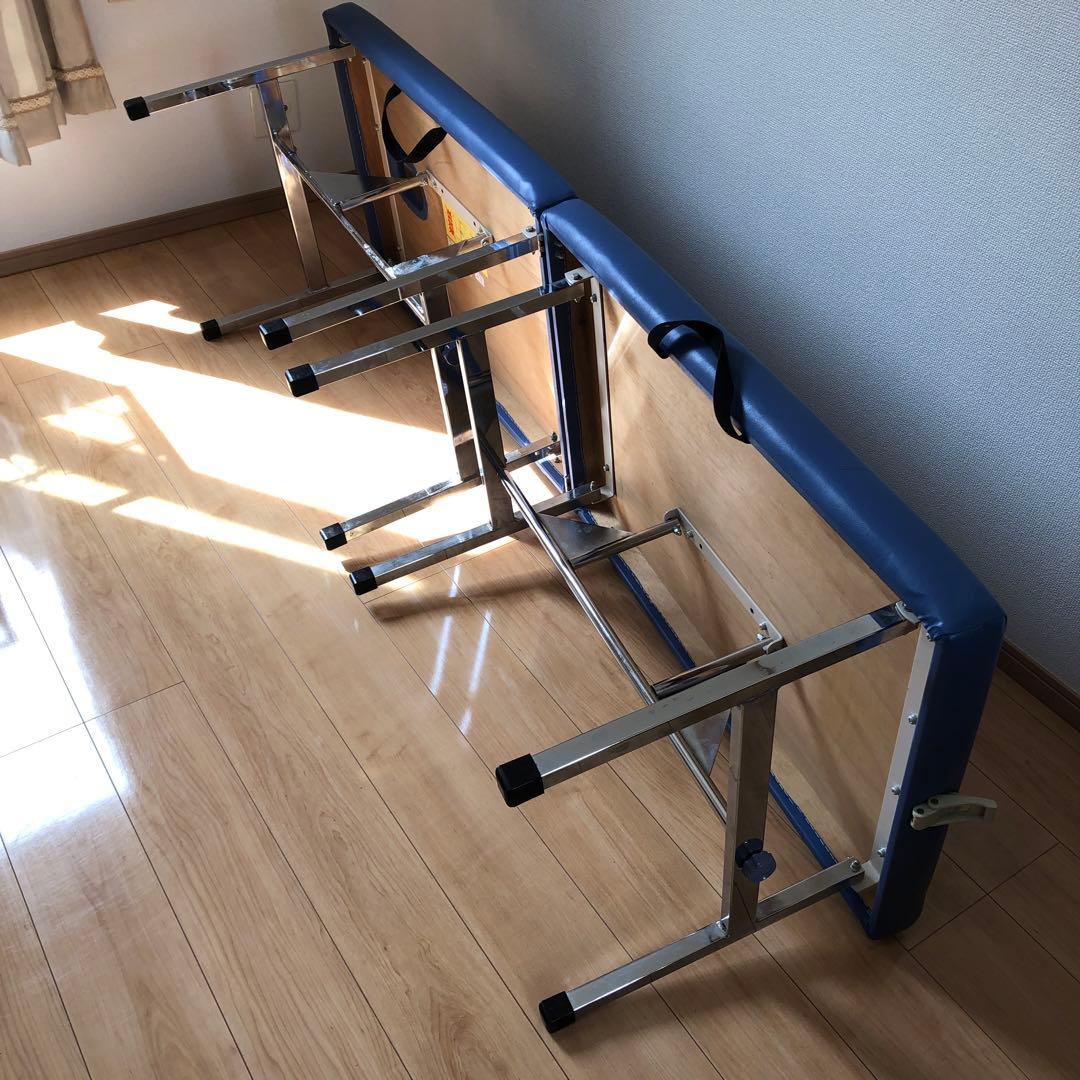 ふじおとさん専用 整体ベッド　青色 折りたたみ簡易ベッド 2004年製