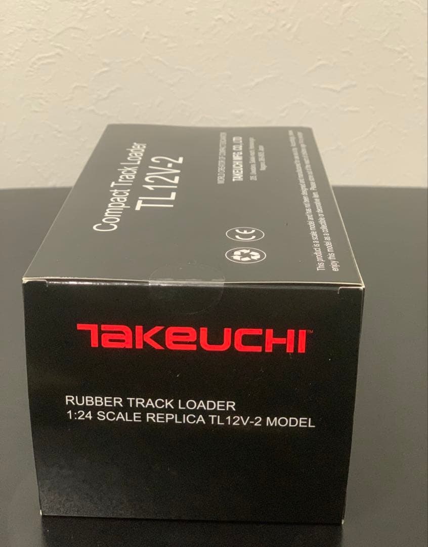 TAKEUCHI TL12V2 ミニカー 赤/灰色1/24