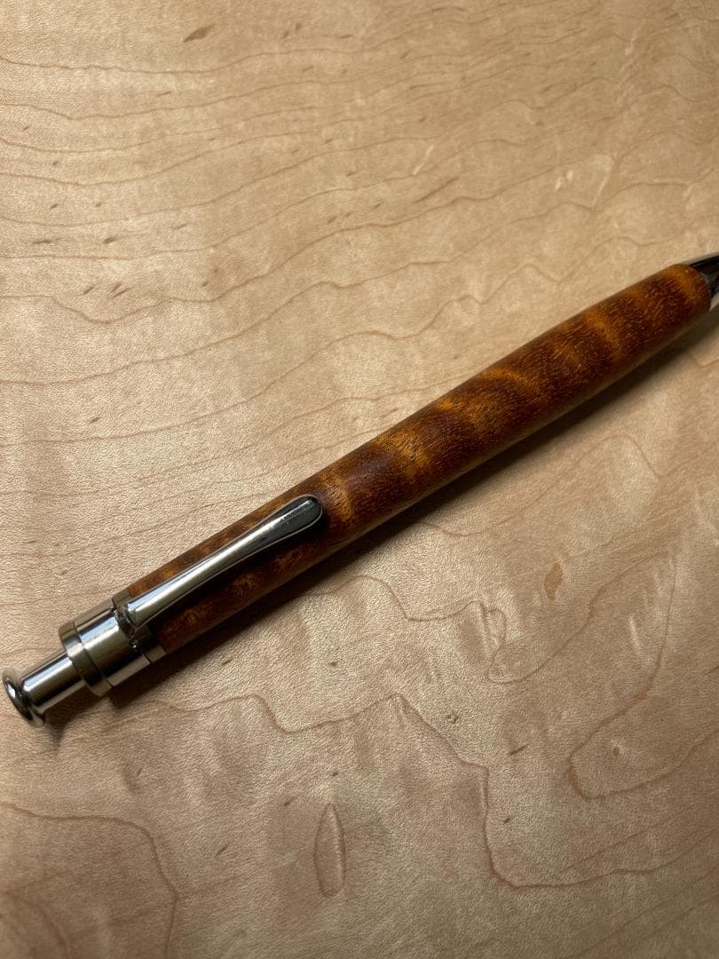 【工房楔 木軸ペン】サペリ杢