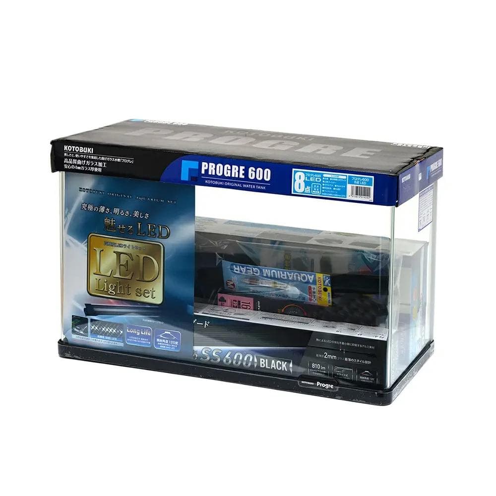 Progre 600 アクリル水槽 LEDライトセット付き