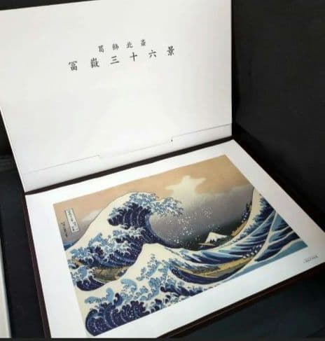 葛飾北斎 浮世絵セット 富嶽三十六景 46枚 額付き