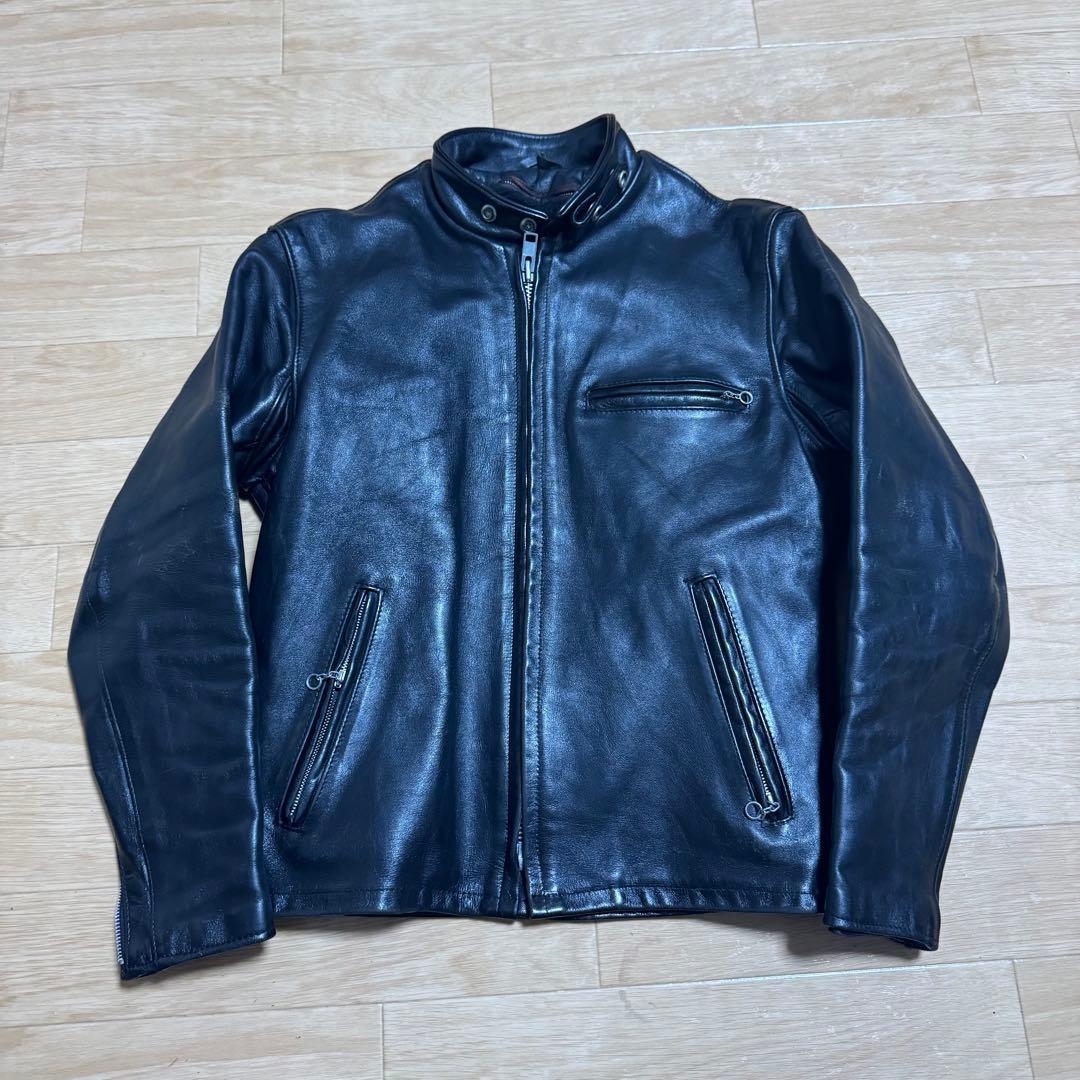専用 SCHOTT 641 シングルライダースジャケット ボアライナー 38 L