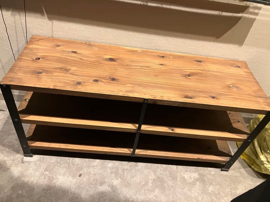 【送料込】INDUSTRIAL BRANCH テレビボード3段棚（TV23C別注