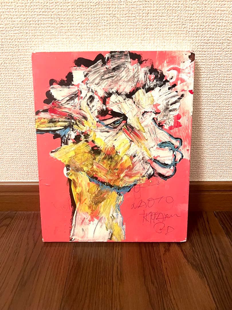 北村直登さん　原画　アクリル画 F3 アルパカ
