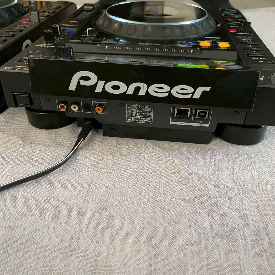 【動作良好】Pioneer CDJ-2000 ×2台セット／メンテ済スタンド付き