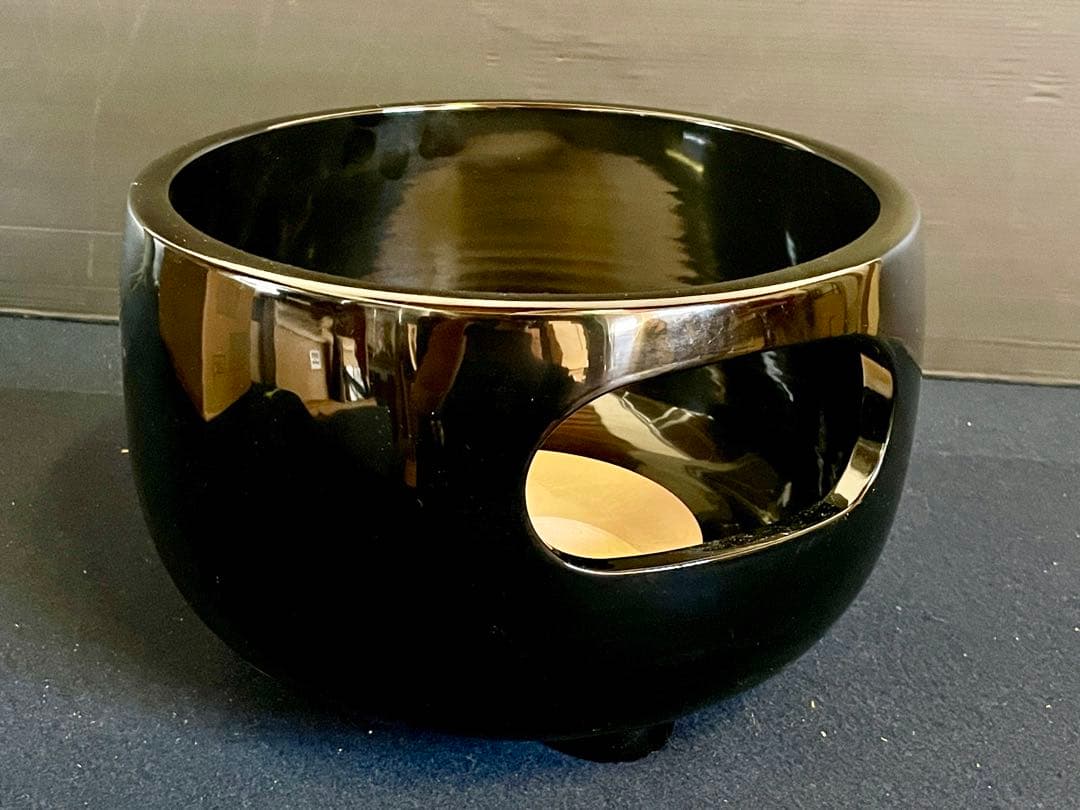 【KUMA】割引❣️「祖」 眉風炉 真塗 10号 元箱 （1010B）