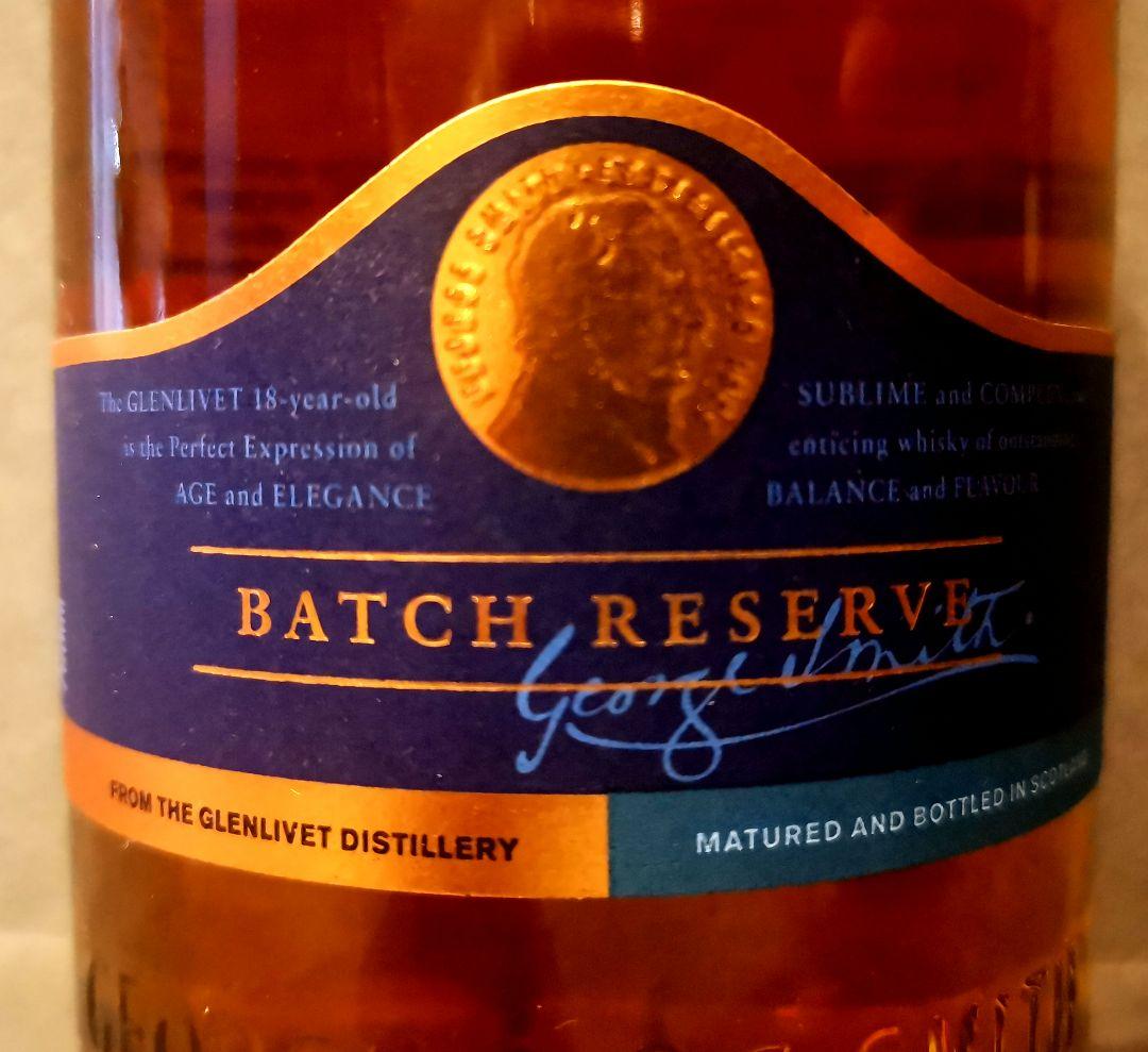 ザ・グレンリベット18年 バッチリザーブ 700ml 40度 スコッチウイスキー