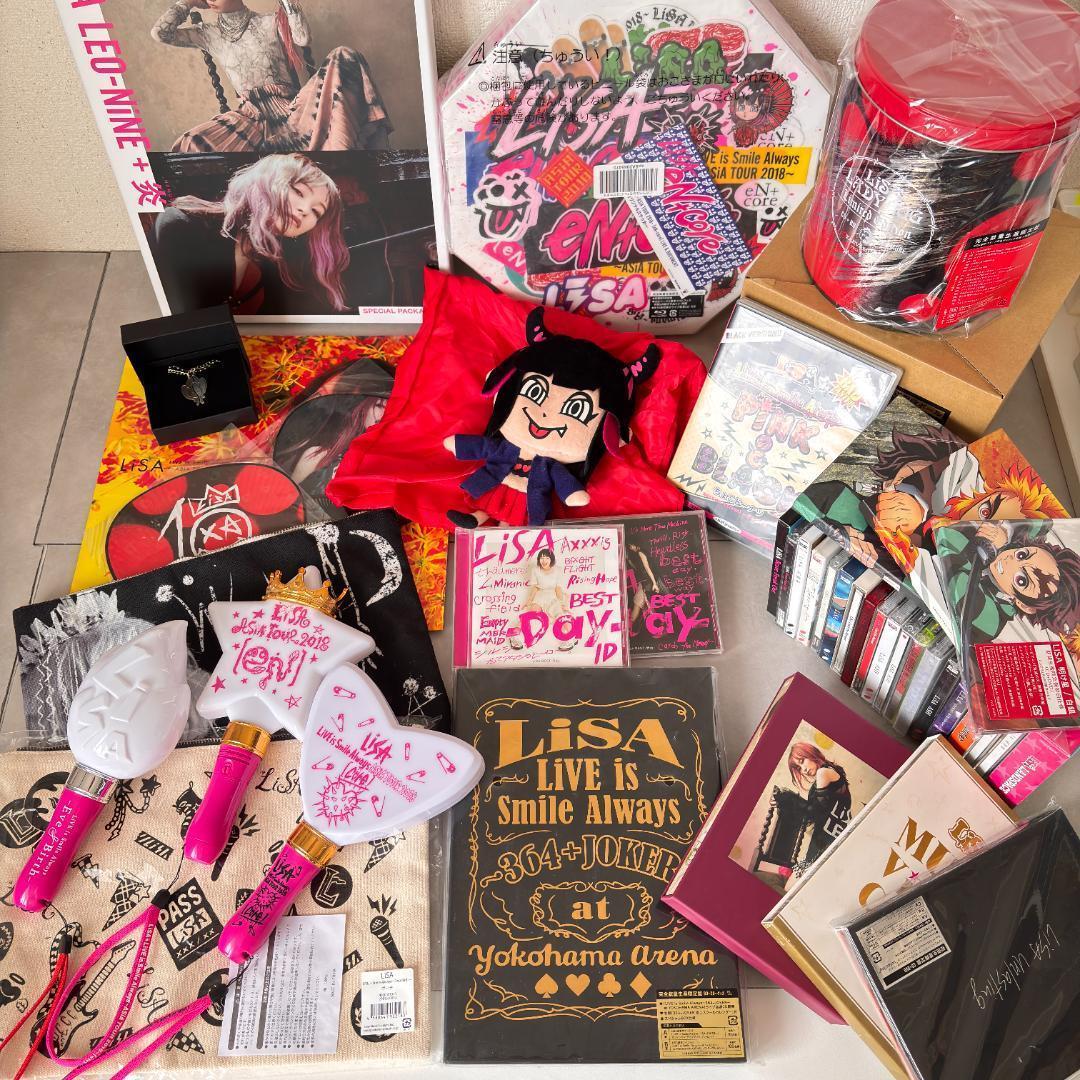 LiSA Blu-ray/DVD/CD LIVEグッズまとめ ペンライト